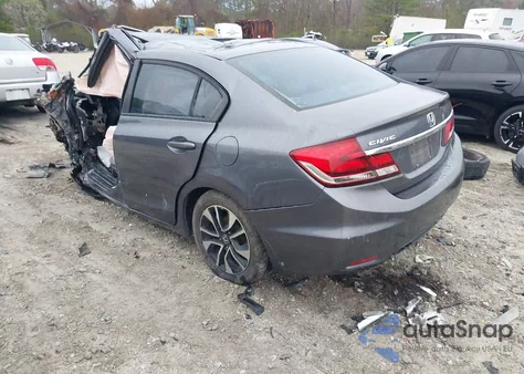 2014 Honda Civic Ex z USA, uszkodzony, nr VIN 19XFB2F88EE002672